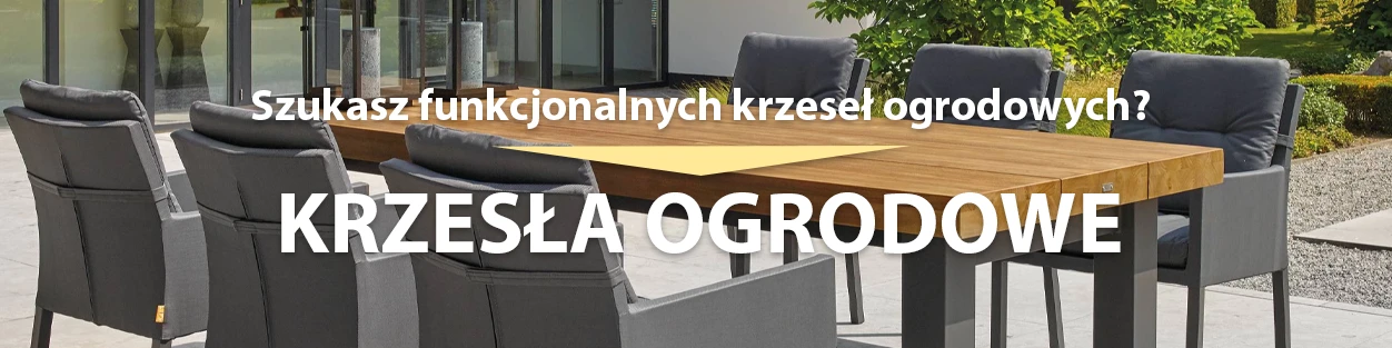 Krzesła ogrodowe