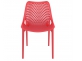Krzesło Air polipropylen czerwone
