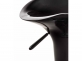 2x brązowy hoker barowy Saddle noga srebrna siedzisko profilowane