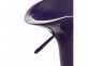 2x fioletowy hoker barowy Saddle noga srebrna siedzisko profilowane