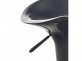 2x szary hoker barowy Saddle noga srebrna siedzisko profilowane