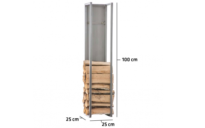 Stojak na drewno kominkowe Spark 100 STAL NIERDZEWNA
