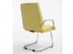 Krzesło biurowe Attila z podłokietnikami tapicerowanymi Materiał Zielonożółty