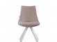 Krzesło Albi materiał biały noga przekrój kwadratowy