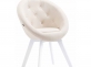 Krzesło London V2 materiał biały
