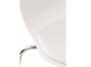 Krzesło do poczekalni Diego PVC kolor biały tapicerka biała