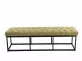 Ławka Amun materiał czarny 150 cm