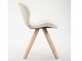 Krzesło do poczekalni Alyssa materiał ■ natura (dąb)
