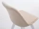 Krzesło do poczekalni Borneo V2 materiał biały (dąb)