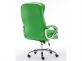 Fotel biurowy dyrektorski na kókach obrotowy skóra ekologiczna ZIELONA max obciążenie 235 kg
