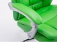 Rozkładany fotel biurowy TROY XL obrotowy podnóżek ZIELONA