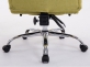 Rozkładany fotel biurowy TROY XL obrotowy podnóżek materiał ŻÓŁTOZIELONY