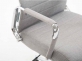Fotel biurowy obrotowy KOLUMBUS nogi chrom siedzisko materiałowe SZARE