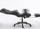 Racing Krzesło biurowe Shift V2 tapicerka ekoskóra z podnóżkiem CZARNO-BRĄZOWA