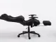 Racing Krzesło biurowe Shift V2 tapicerka materiał z podnóżkiem CZARNO-BRĄZOWA