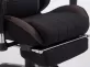 Racing Krzesło biurowe Shift tapicerka z podnóżkiem CZARNO-BRĄZOWA