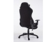 Racing Krzesło biurowe Shift V2 tapicerka materiał z podnóżkiem CZARNO-SZARA