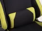 Racing Krzesło biurowe Shift V2 tapicerka materiał z podnóżkiem CZARNO-ZIELONA