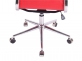 Krzesło biurowe obrotowe na kółkach BARTON noga  i siedzisko CZERWONA