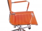 Krzesło biurowe obrotowe na kółkach BARTON noga  i siedzisko