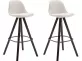 2x Hoker barowy Franklin materiał ■ cappuccino (dąb)