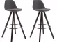 2x Hoker barowy Franklin materiał ■ cappuccino (dąb)