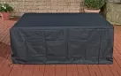 Pokrowiec 222x165x65 na meble ogrodowe czarny