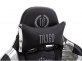 Fotel gamingowy z podnóżkiem Racing Turbo czarno-srebrna