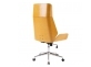 Krzesło biurowe Breda gięte drewno buk żółtawy BIAŁA