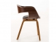 Krzesło z drewna i siedziskiem z szaregou KINGSTON