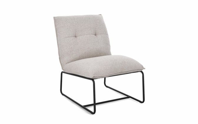 Popielaty fotel wypoczynkowy GALENE Bizzotto – nowoczesny fotel z regulowanym oparciem