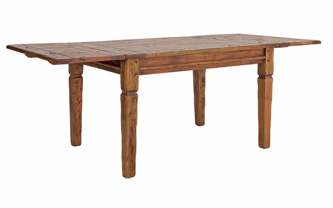 Stół rozkładany CHATEAUX 200-290×100 z litej akacji indyjskiej w rustykalnym stylu
