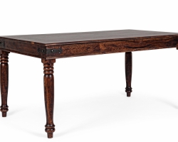 Elegancki stół drewniany JAIPUR 160×90 – solidne drewno akacjowe, naturalne wykończenie