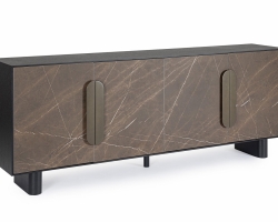 GARRISON komoda 200×39,5×80 cm fornir dębowy