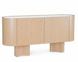 OTILIA komoda 160×45,5×80,5 cm – fornir dębowy