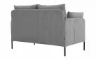 Sofa do salonu 2-osobowa ZIDE jasnoszary z poduszkami - zdjęcie 20